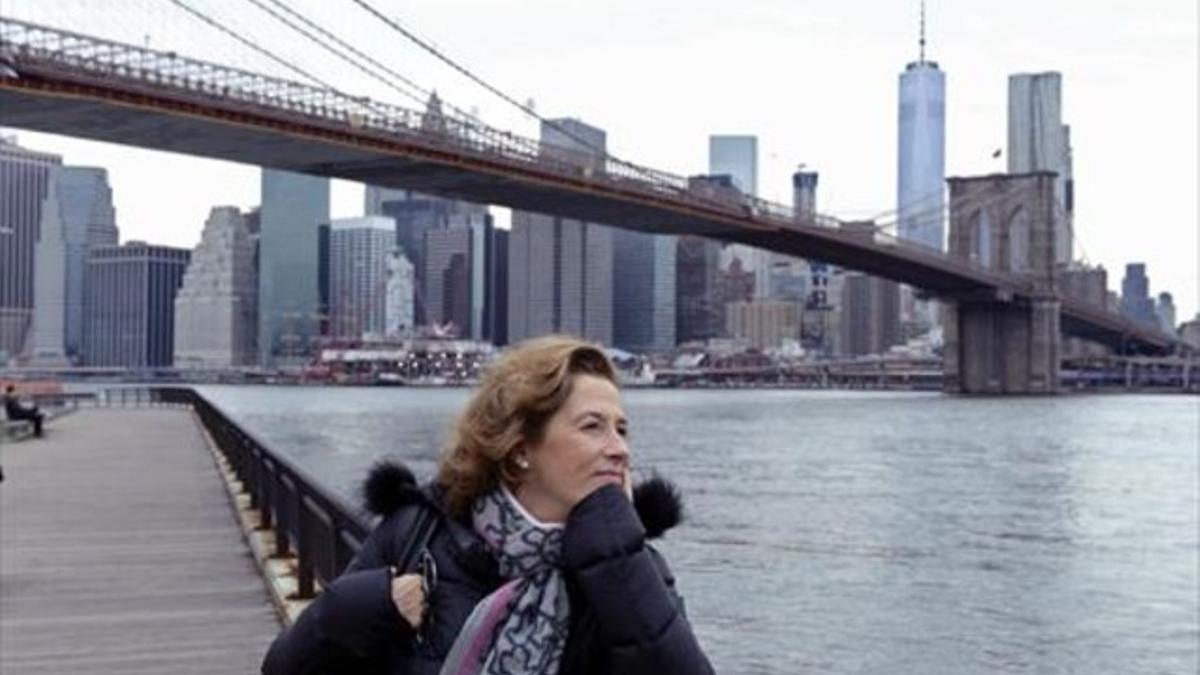 Escenario de novela 8 Julia Navarro en Nueva York, donde ha presentado y donde está ambientado su nuevo libro, 'Historia de un canalla'.