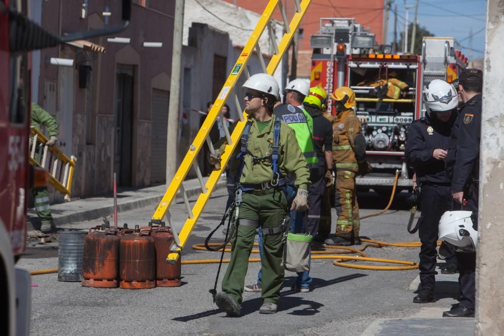 Un joven permanece ingresado tras ser trasladado en helicóptero al sufrir quemaduras en el 70% de su cuerpo