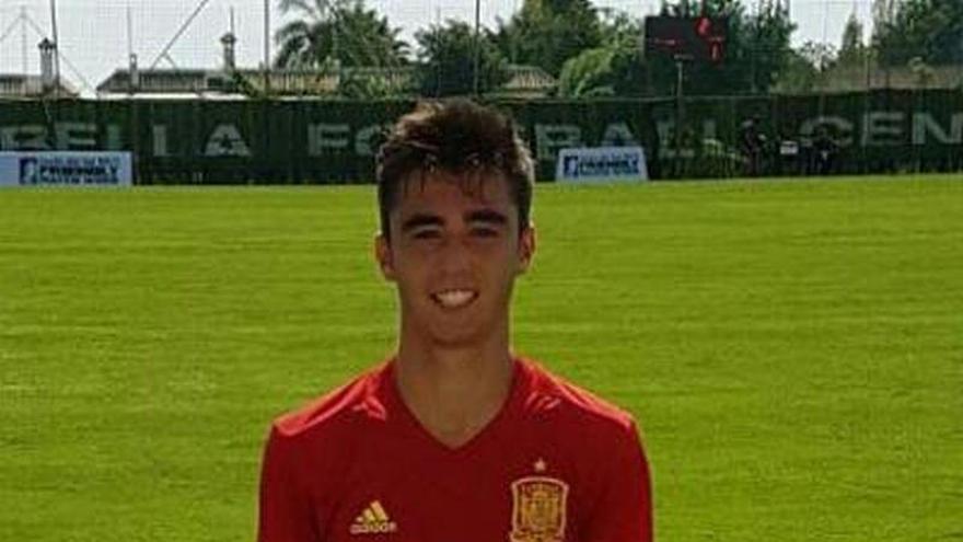 El canterano zaragocista Luis Forcén debuta con la selección española Sub-17