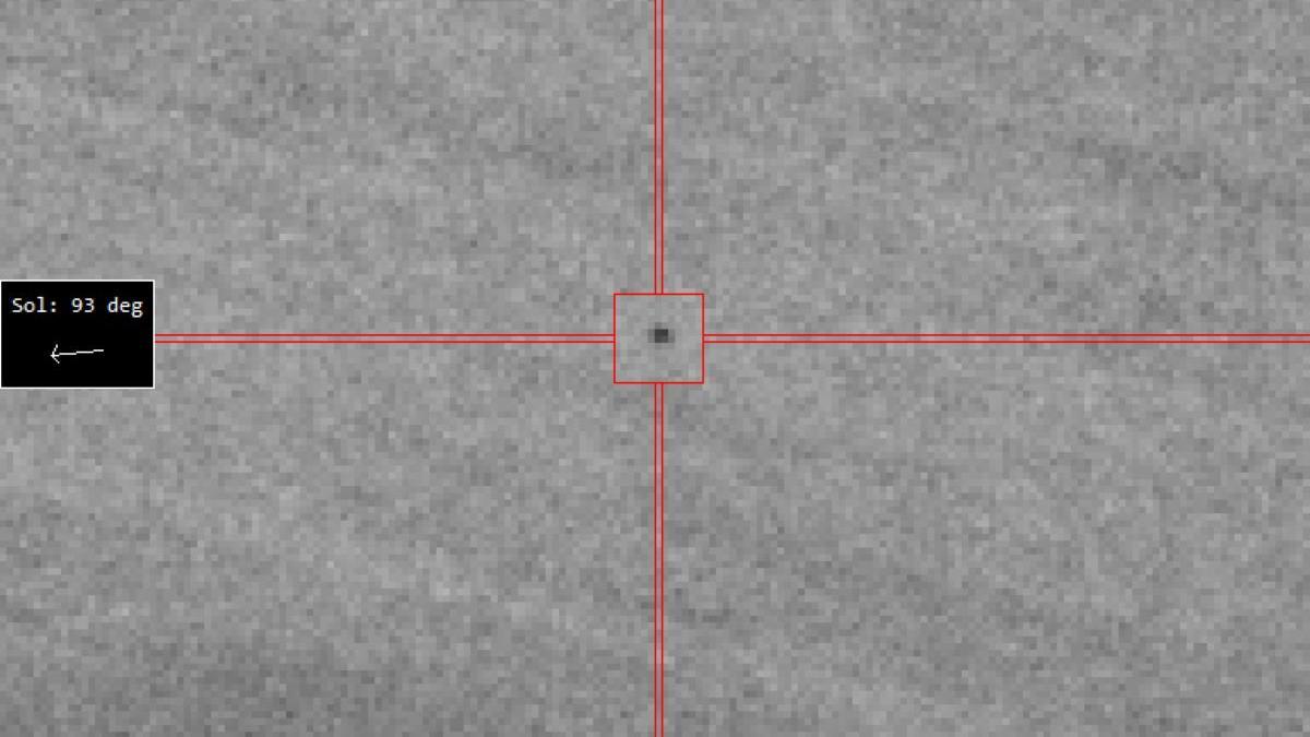 El Asteroide 2022 AE1 observado desde España el 19 de enero de 2022.