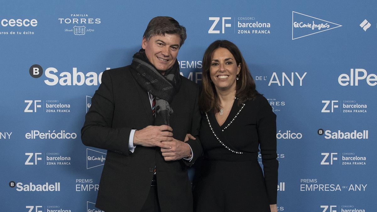  Antoni Cañete (Pimec), junto a Isabel Vidal (Focus).