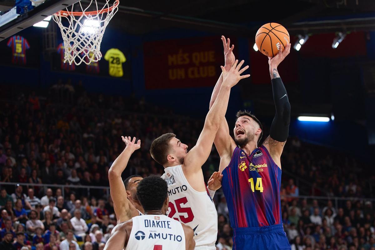 Willy Hernangómez jugó unos buenos minutos en la primera mitad