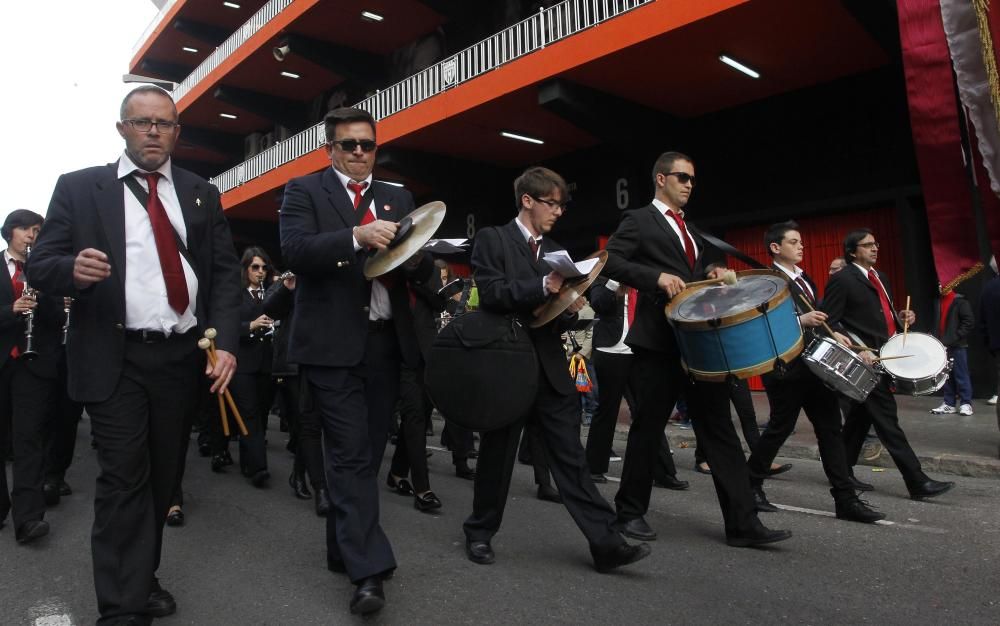 El pasodoble 'Els Poblets' suena en Mestalla