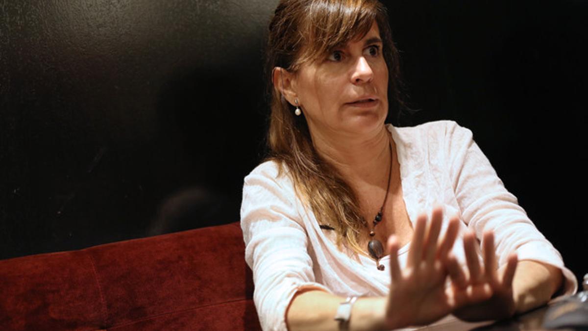 María Victoria Álvarez, durante una entrevista con EL PERIÓDICO, el pasado agosto.
