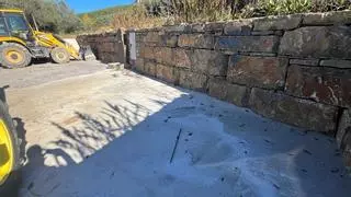 Este es el nuevo aparcamiento que acaba de inaugurarse en el entorno de Aínsa