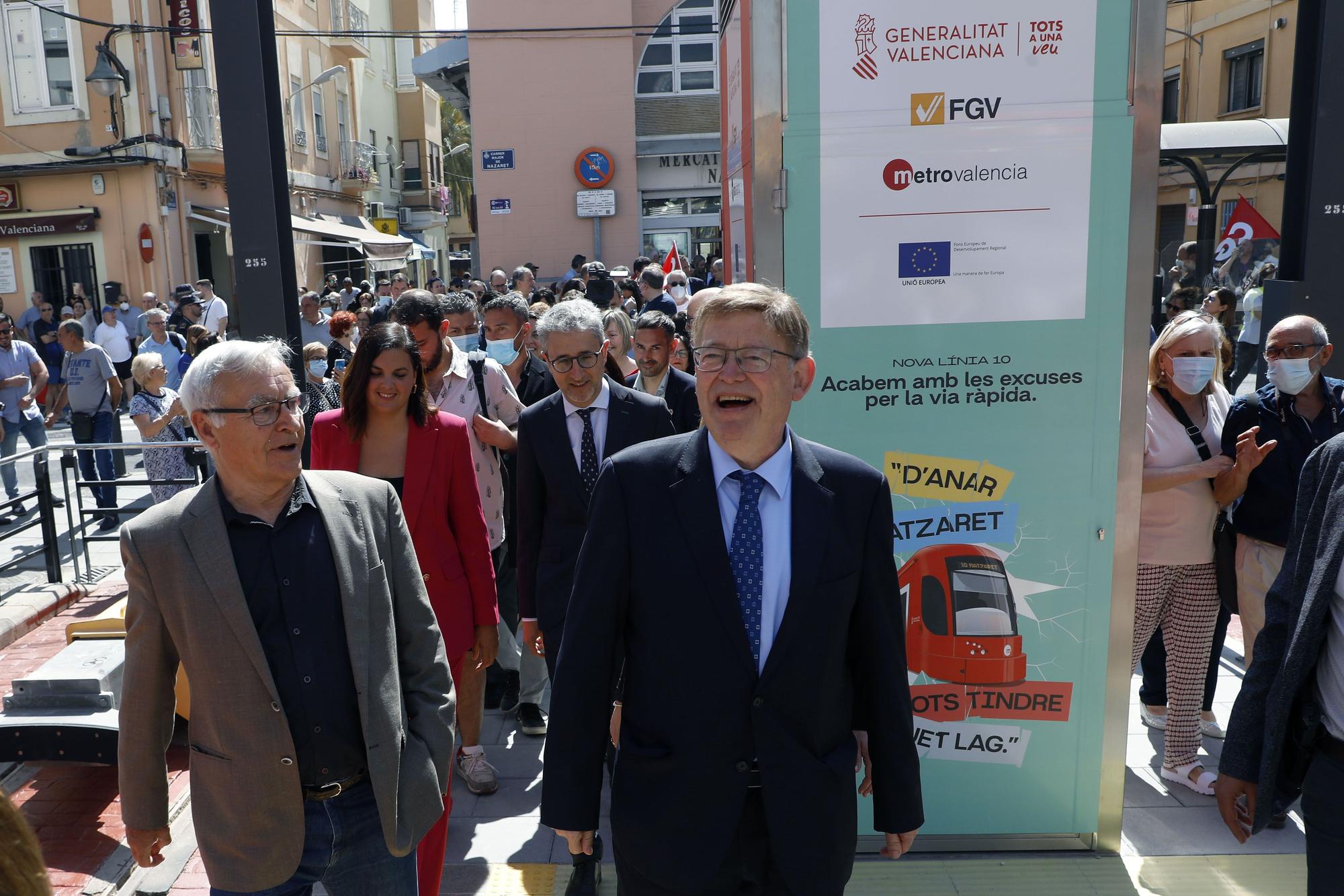 L10, la nueva línea de metro entre el centro y Natzaret, entra en funcionamiento