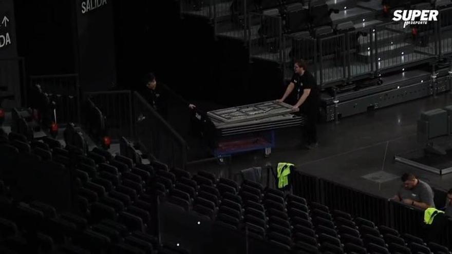 El Roig Arena se prepara para la Copa del Rey