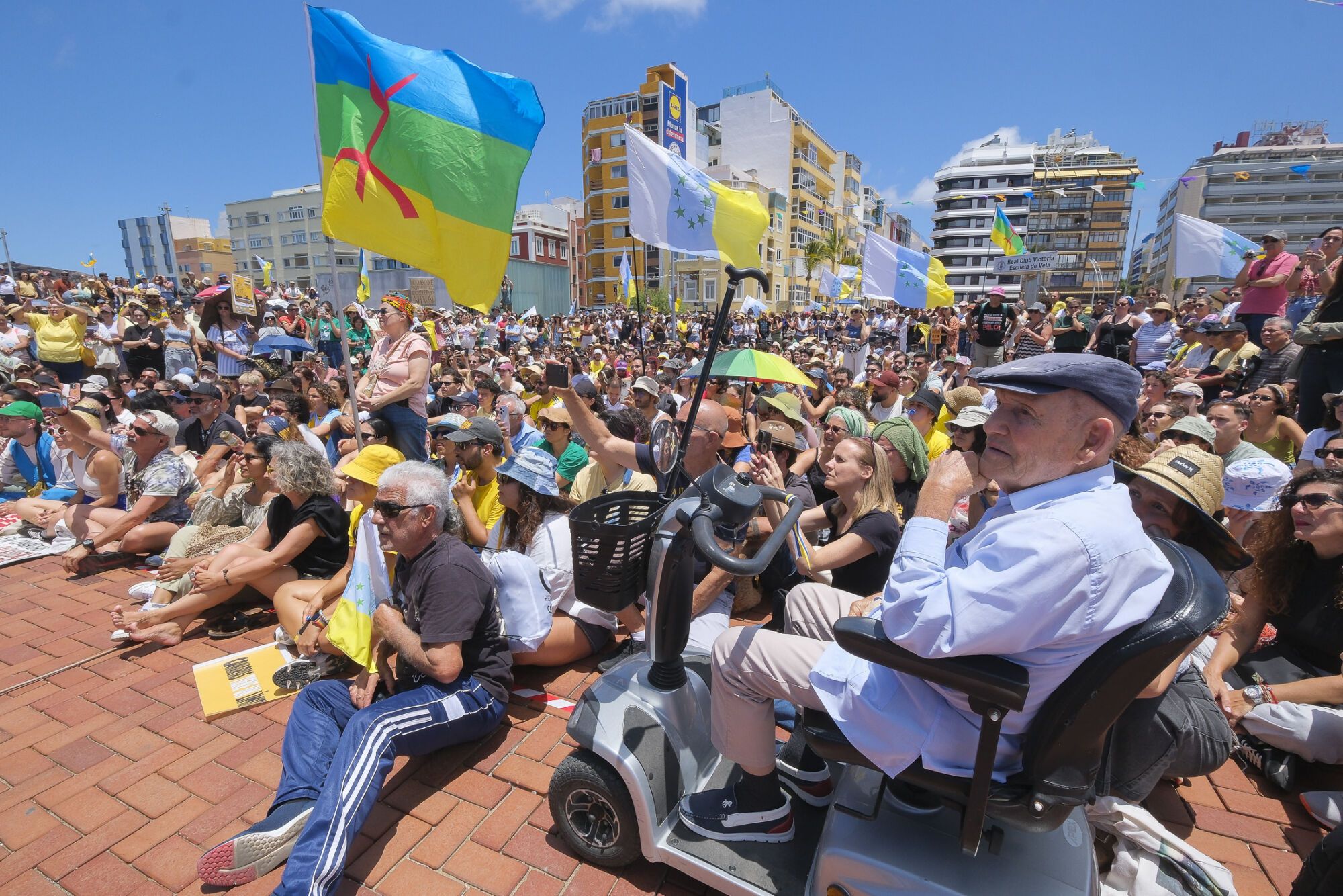 Manifestación Canarias tiene un límite 18M en Las Palmas de Gran Canaria
