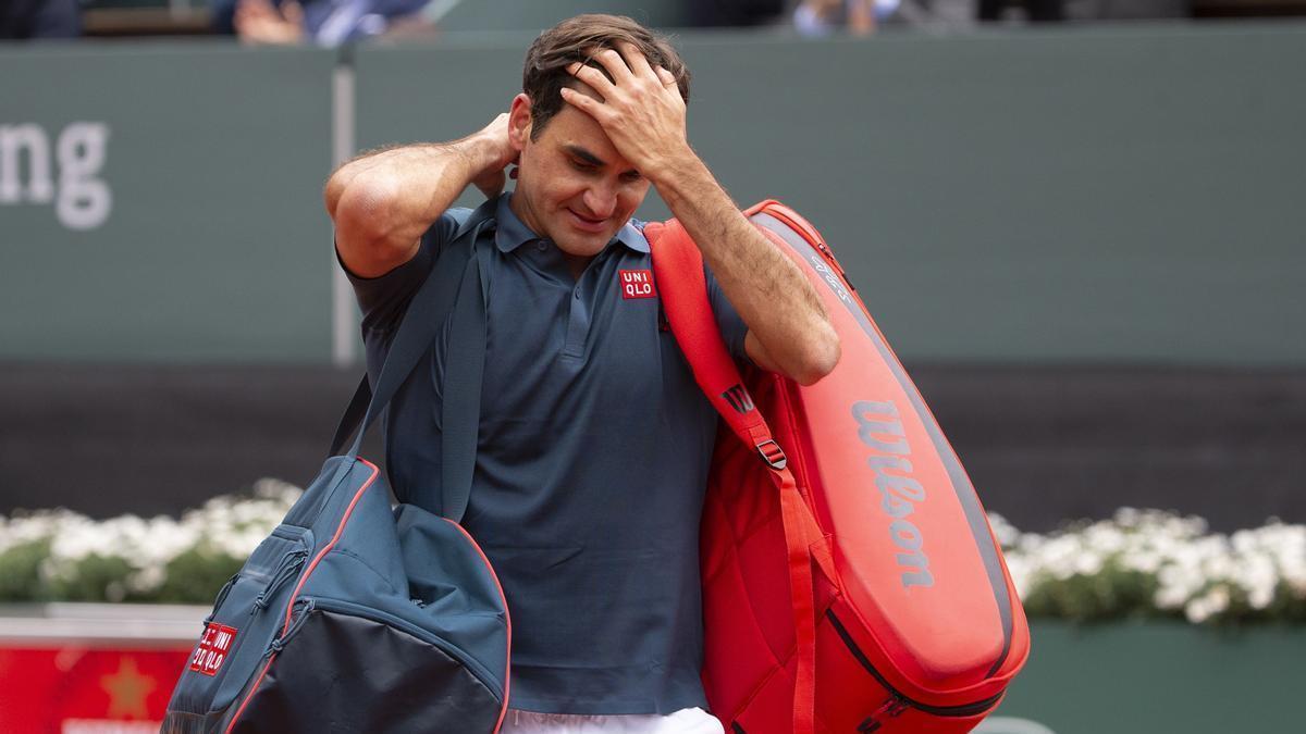 Roger Federer, tras perder en primera ronda ante Pablo Andújar en Ginebra en 2021