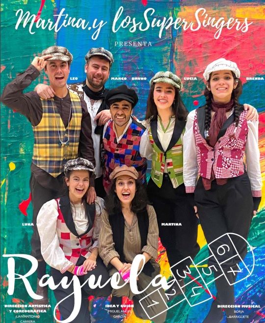 Cartel de "Rayuela" de Martina y los SuperSingers
