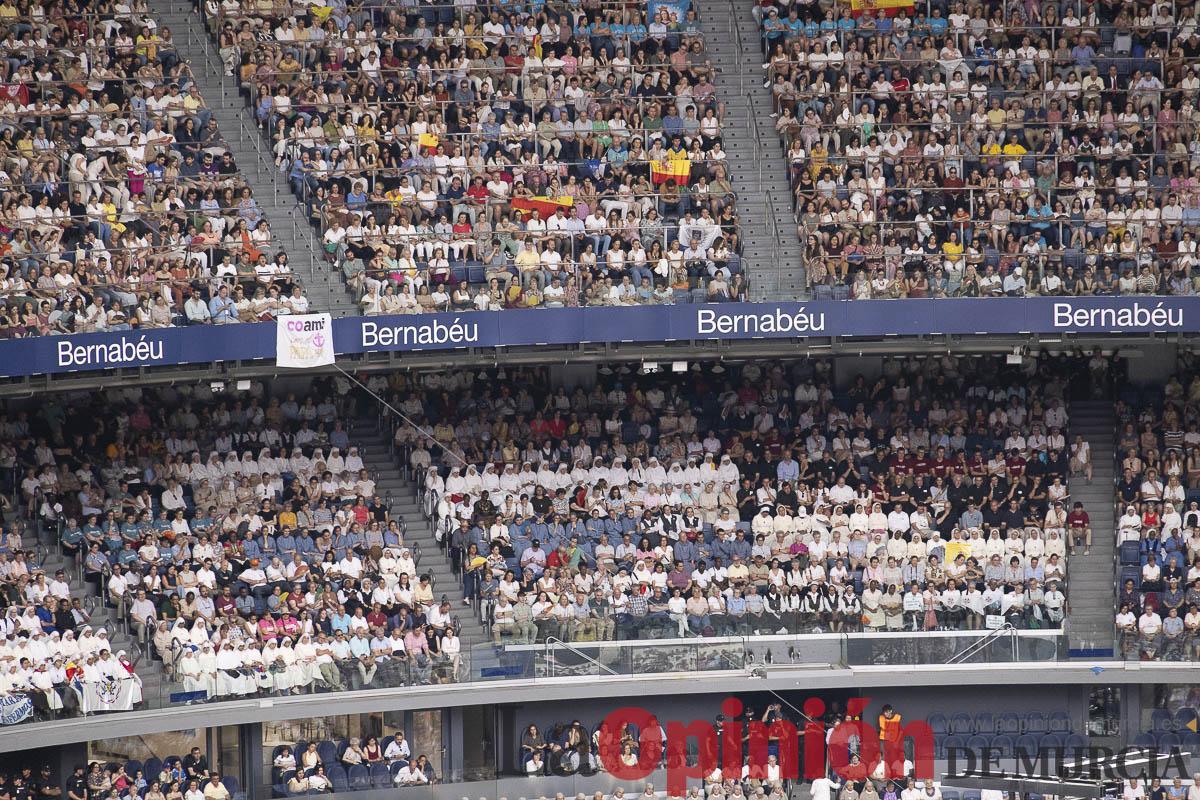 Viaje papa León XIV/Encuentro diocesano en el Santiago Bernabéu_010