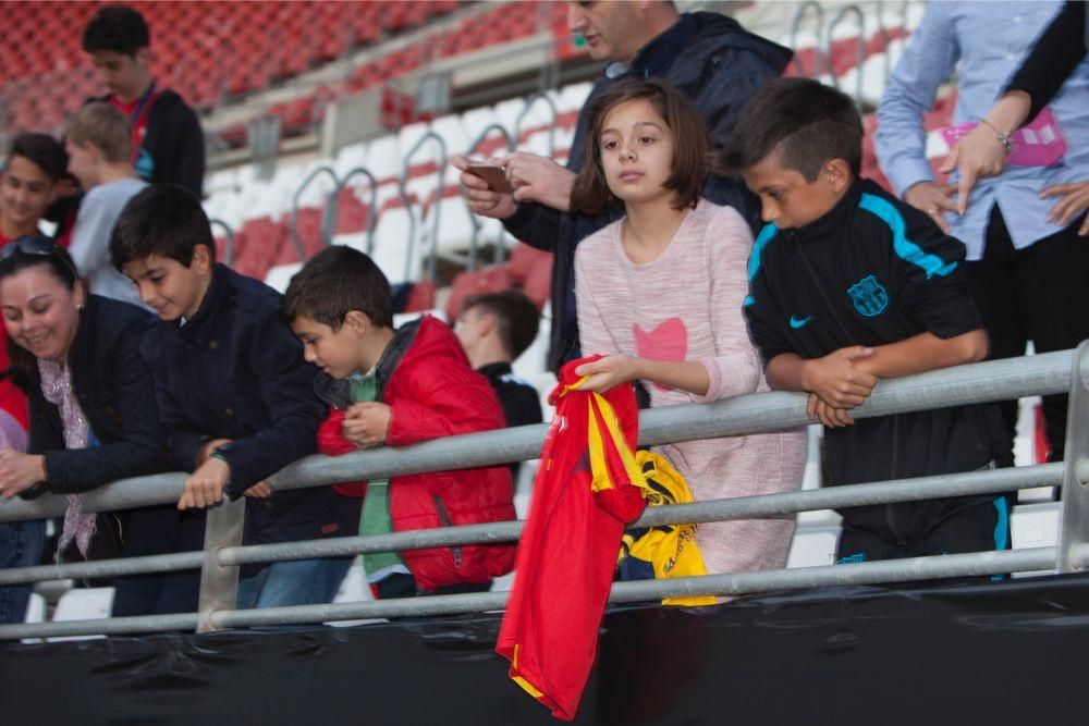 Entrenamiento de la Selección Sub-21 en Murcia