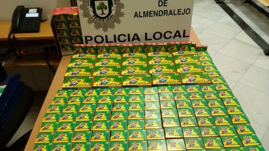 Denunciado un individuo por la venta de petardos a niños en plena vía pública