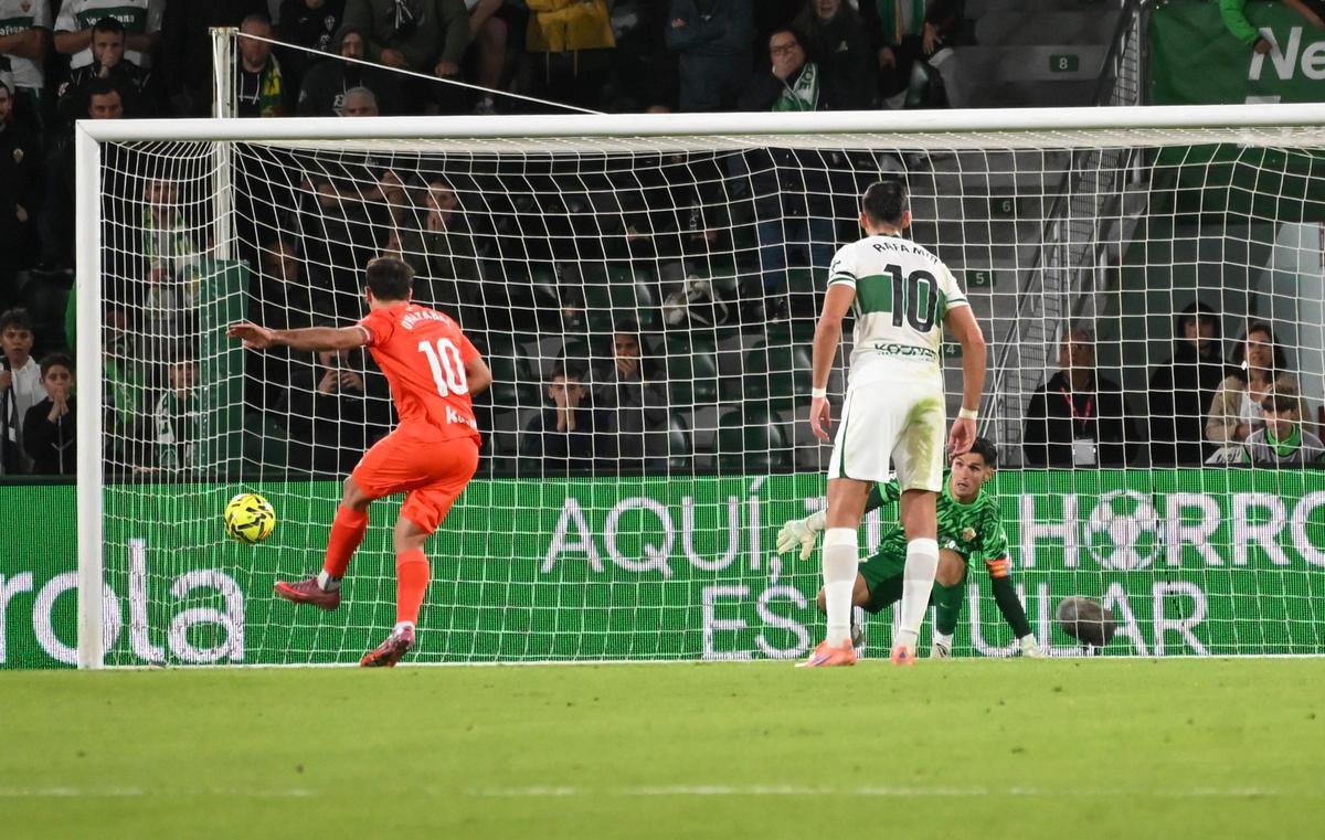Empate del Elche CF frente a la Real Sociedad en la Jornada 12 de La Liga (1-1)