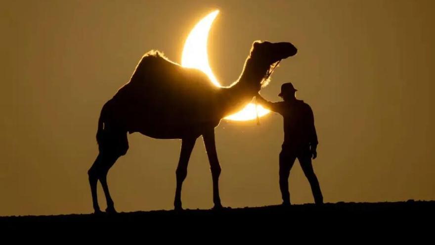 La foto del eclipse en Lanzarote que parece escrita por un novelista