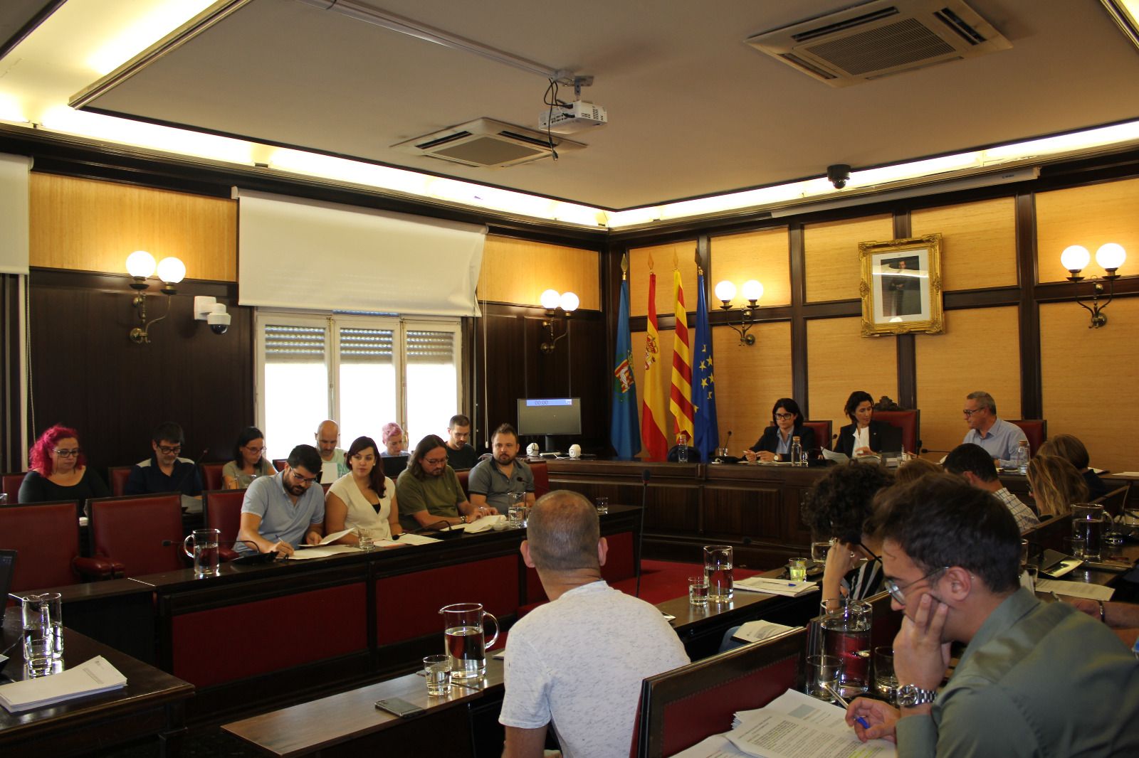 El Pleno del Ayuntamiento de Santa Coloma de Gramenet.