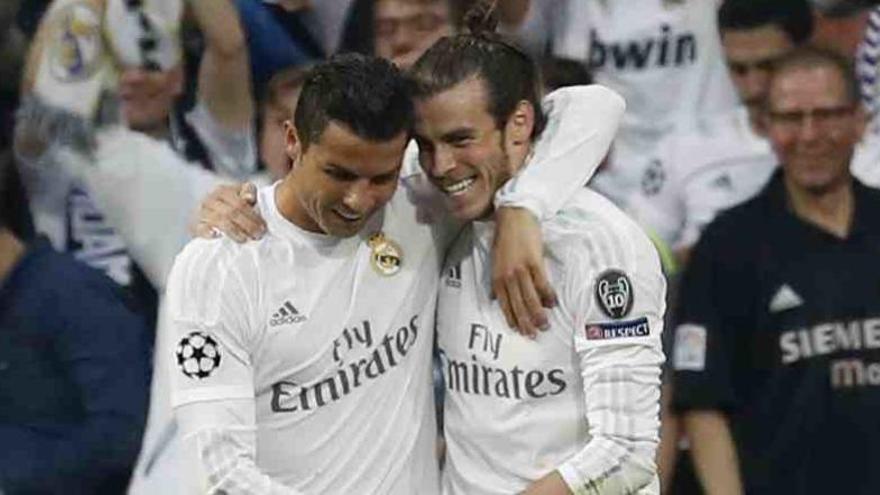 Cristiano y Bale, el miércoles ante el City.