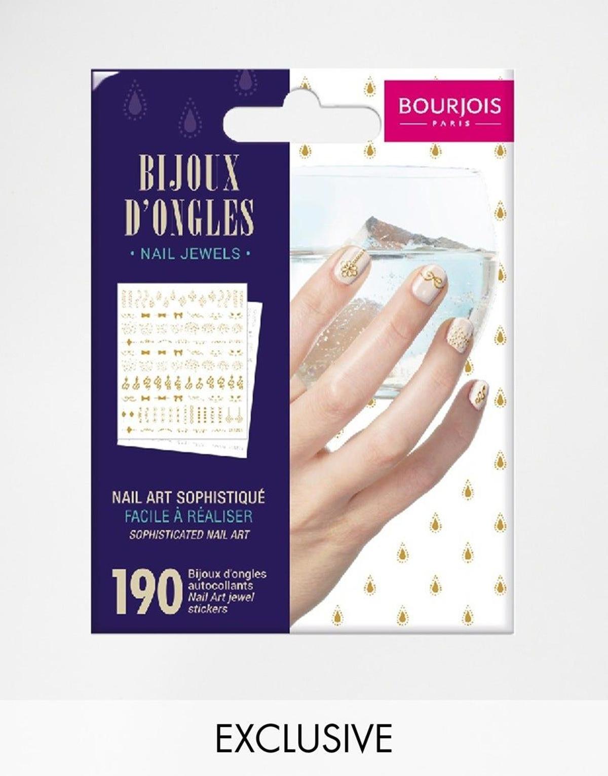 Etiquetas adhesivas para uñas con diseño de joyas de Bourjois para Asos