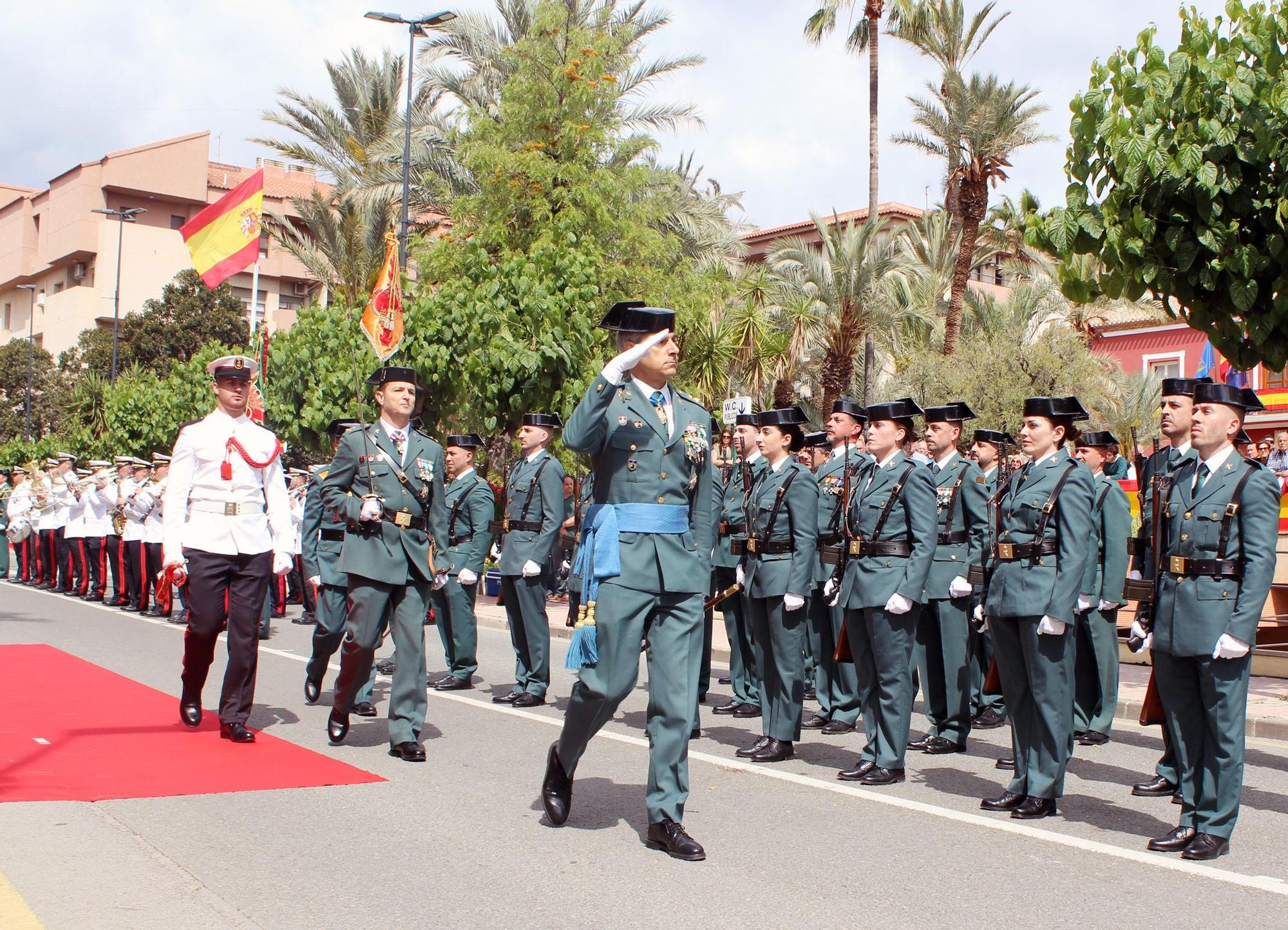 La Guardia Civil celebra en Alhama de Murcia el aniversario de su fundación