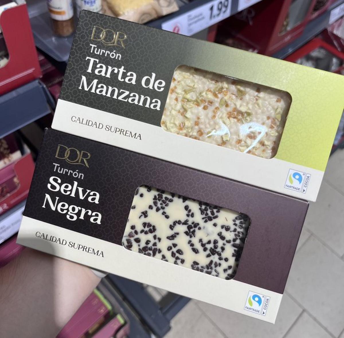 Dos nuevos turrones de Lidl para esta Navidad.