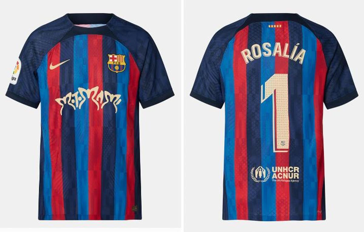 Camiseta del Barcelona con Motomami de Rosalía en el Clásico contra el Real  Madrid de LaLiga 2022-2023: dónde comprar, tiendas, venta online, precio y  cuánto cuesta