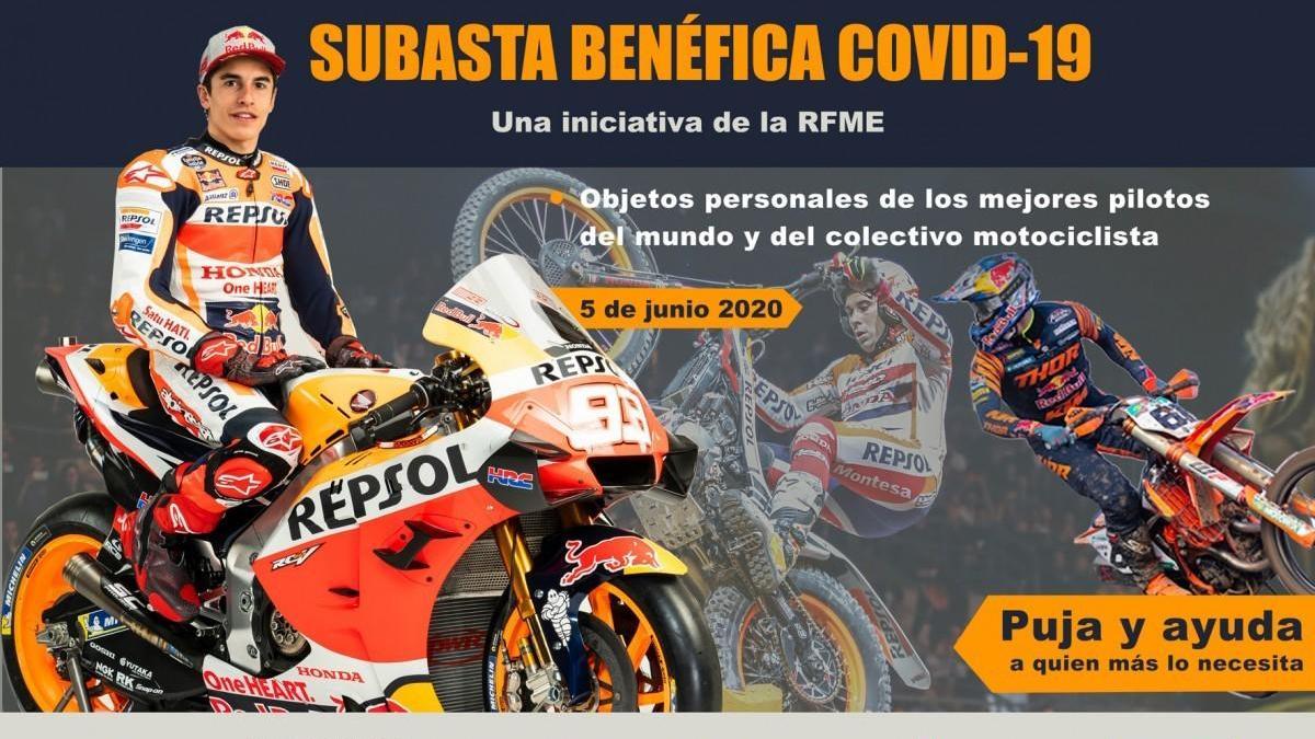 Pilotos Solidarios reúne a la elite del motociclismo en una subasta benéfica