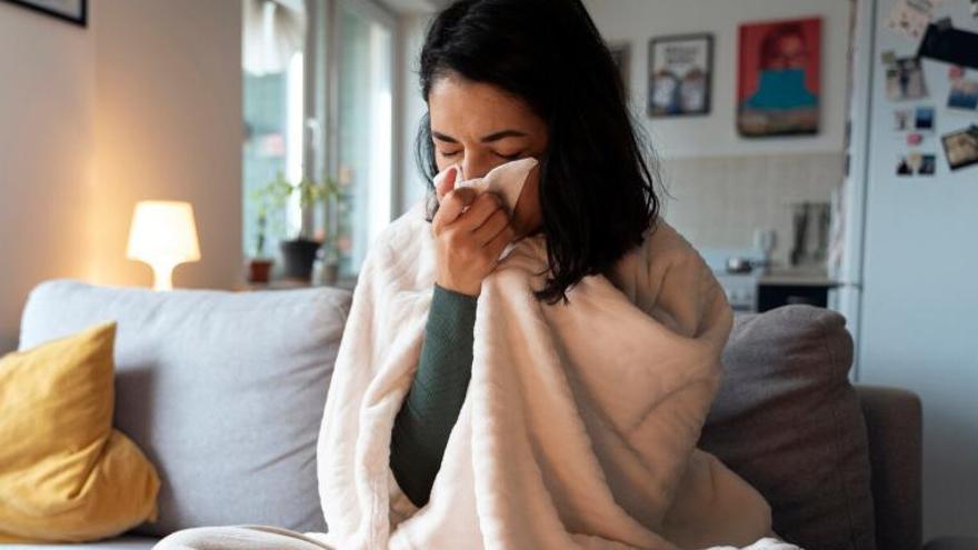 Una dona refredada