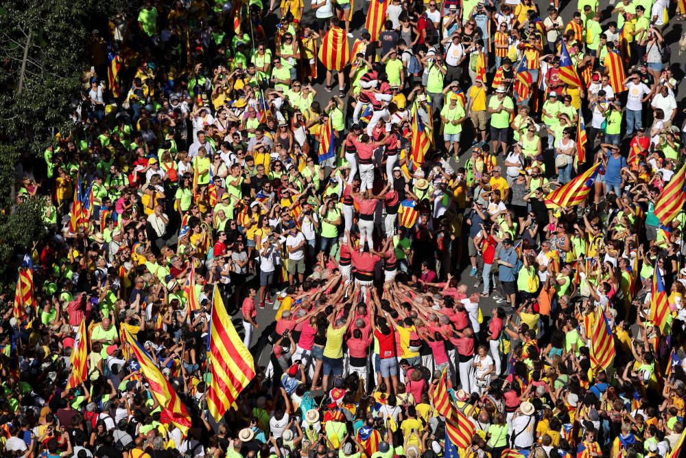 La Diada de l'11 de setembre a Catalunya