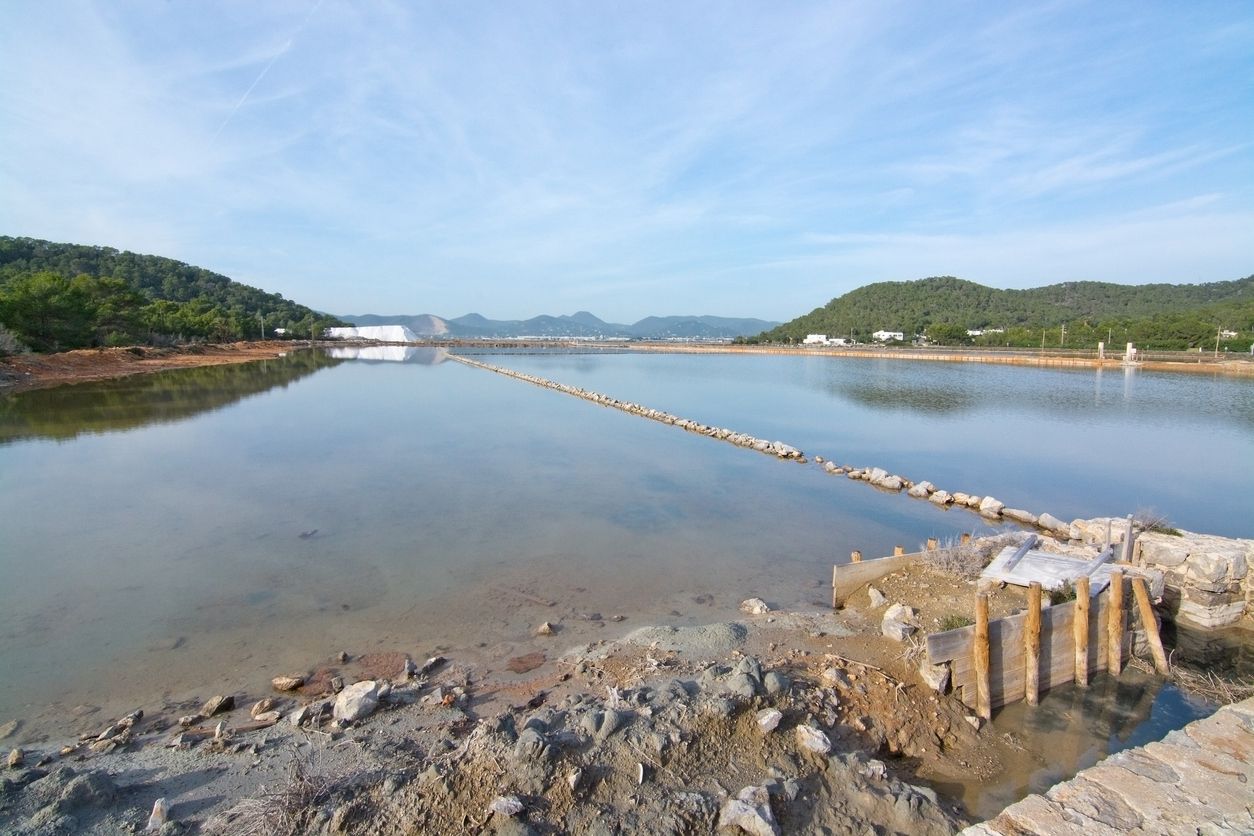 Panorámica del Parque Natural de ses Salines, en Ibiza