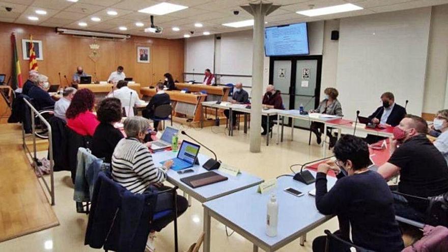 Un moment del ple en què es van aprovar les ordenances fiscals