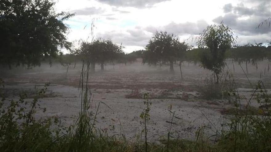 Las lluvias y el granizo dan una tregua en Castellón... solo hasta el martes