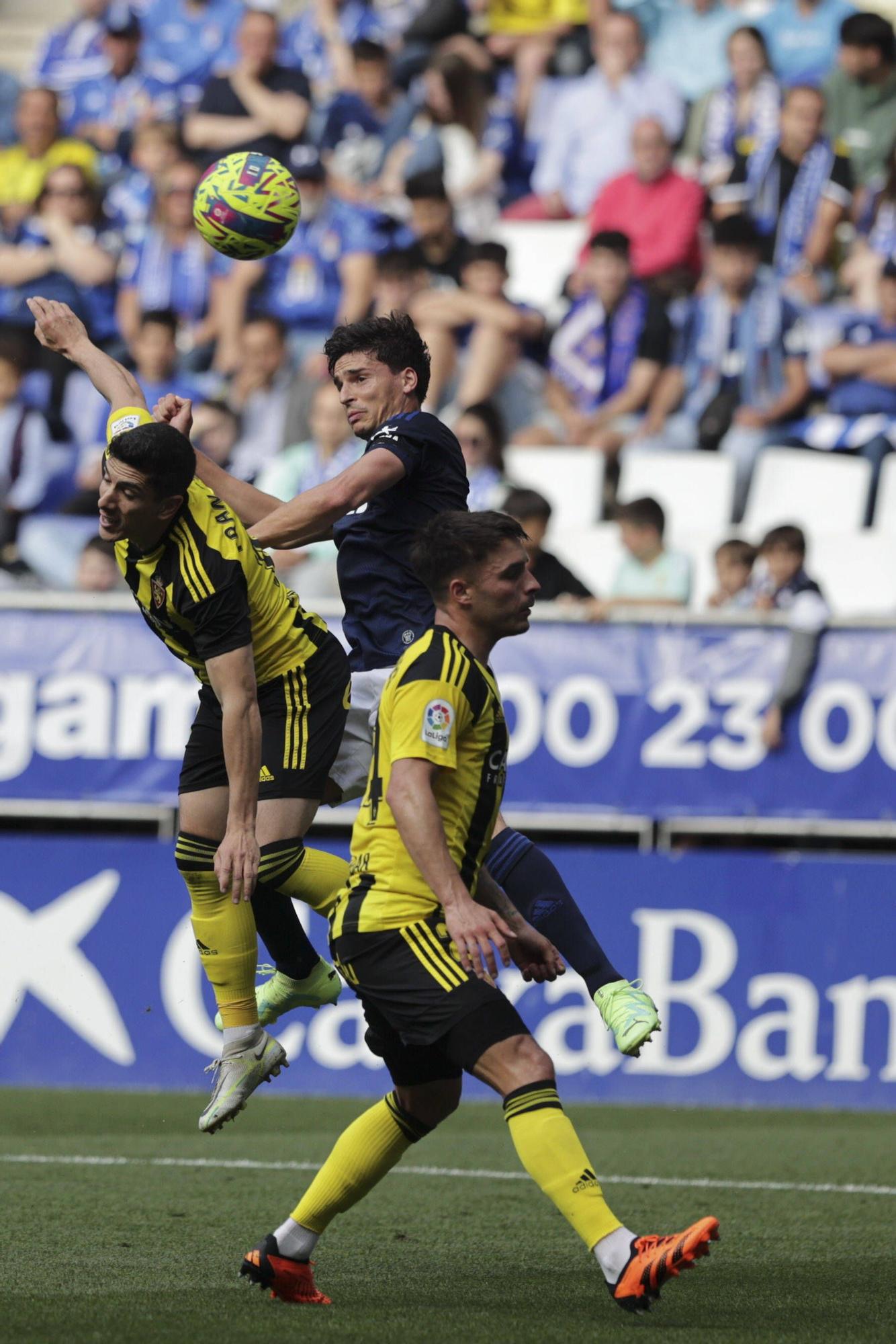 En imágenes: Así fue el partido entre el Real Oviedo y el Zaragoza en el Tartiere