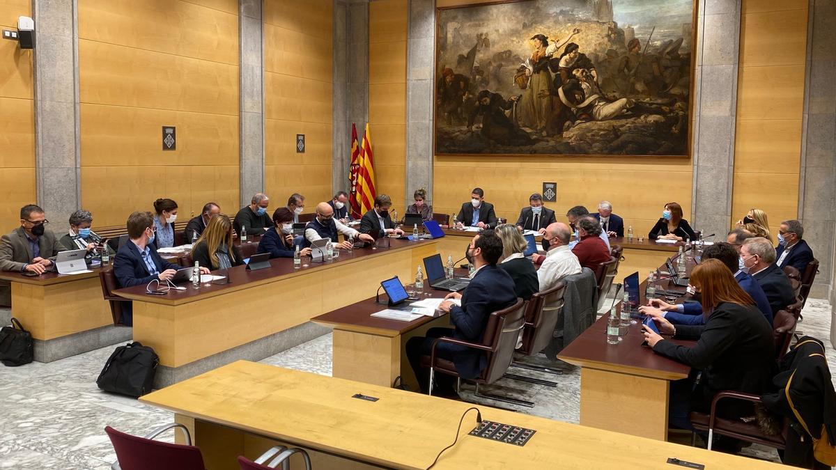 El ple de la Diputació de Girona ha tornat a ser presencial