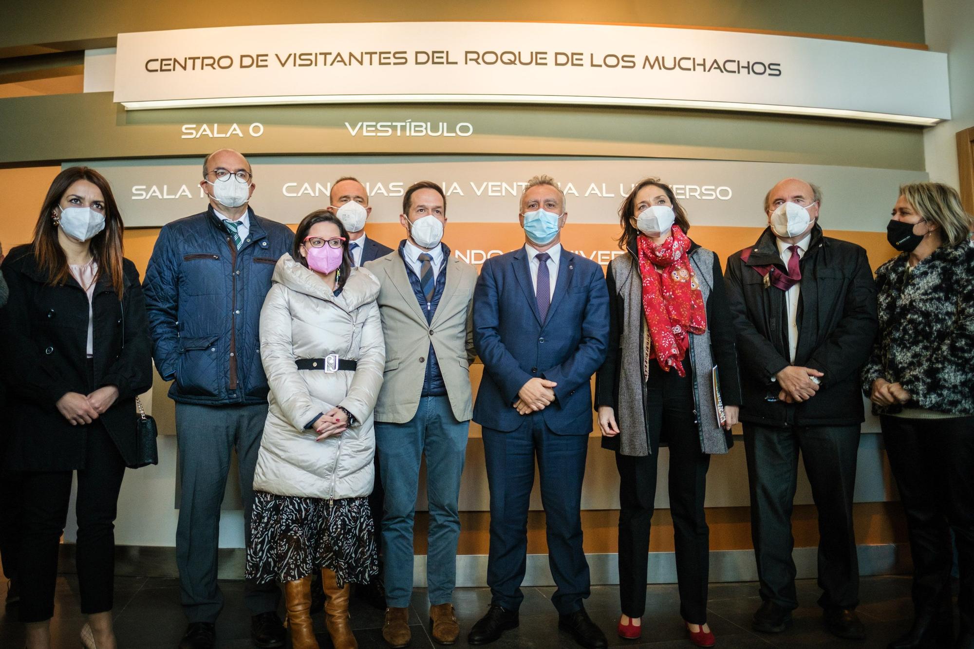 Inauguración del centro de interpretación en el Roque de los Muchachos, en La Palma (19/12/2021)