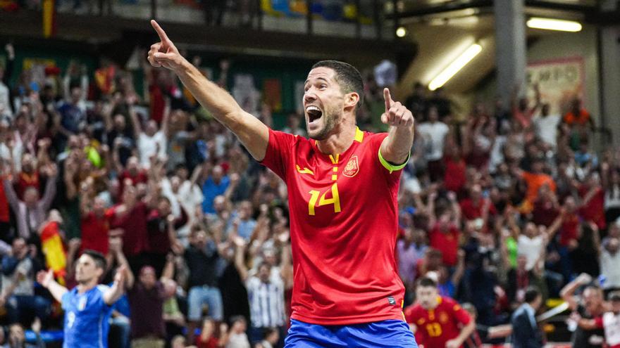 La España de Boyis vence a Italia y allana el camino hacia el Mundial de fútbol sala