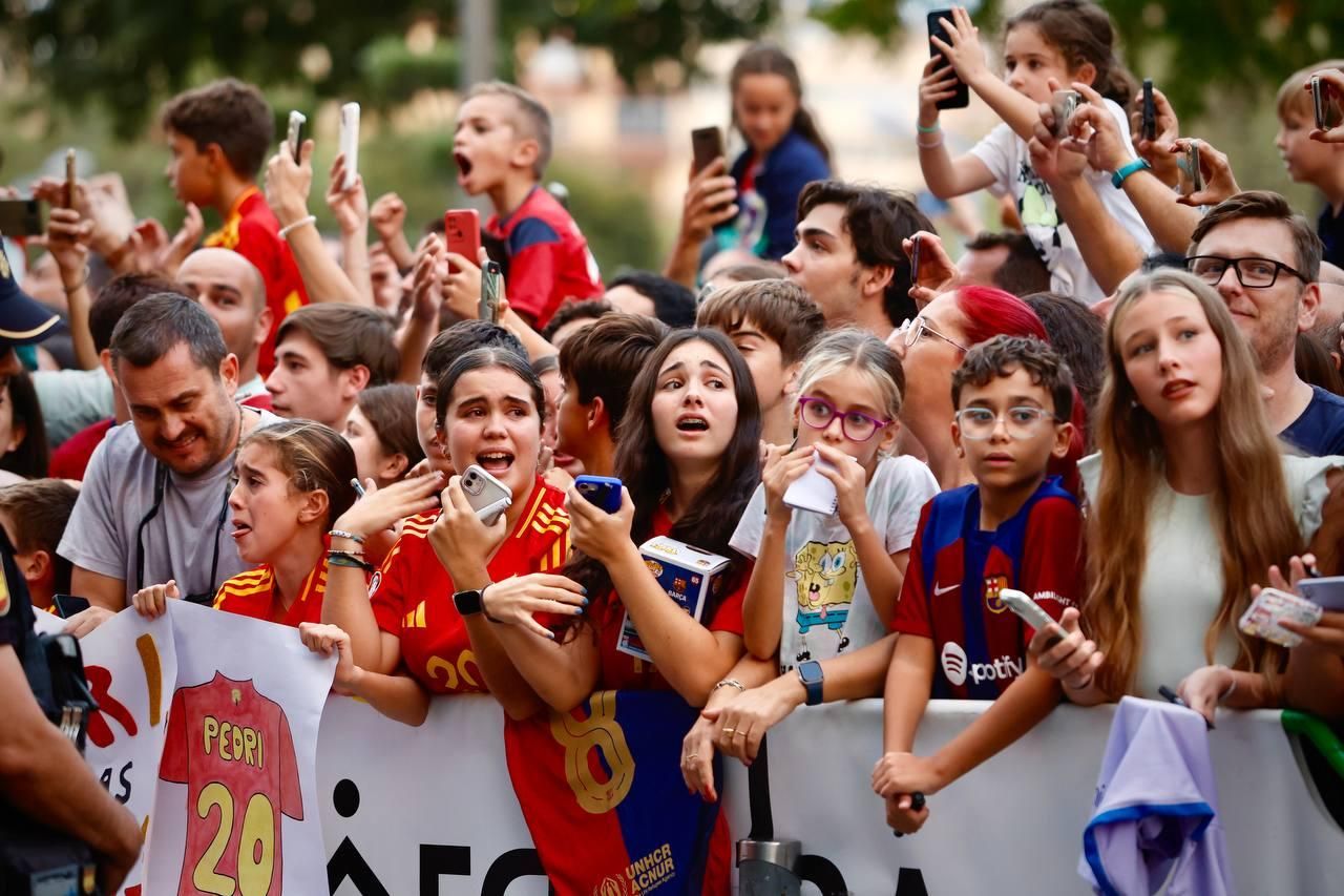 La selección española en Córdoba: la afición se vuelca con los jugadores