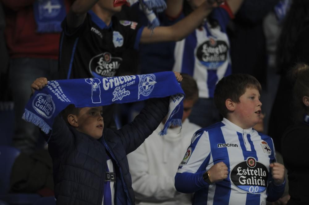 La afición se lo pasó en grande ante el Málaga