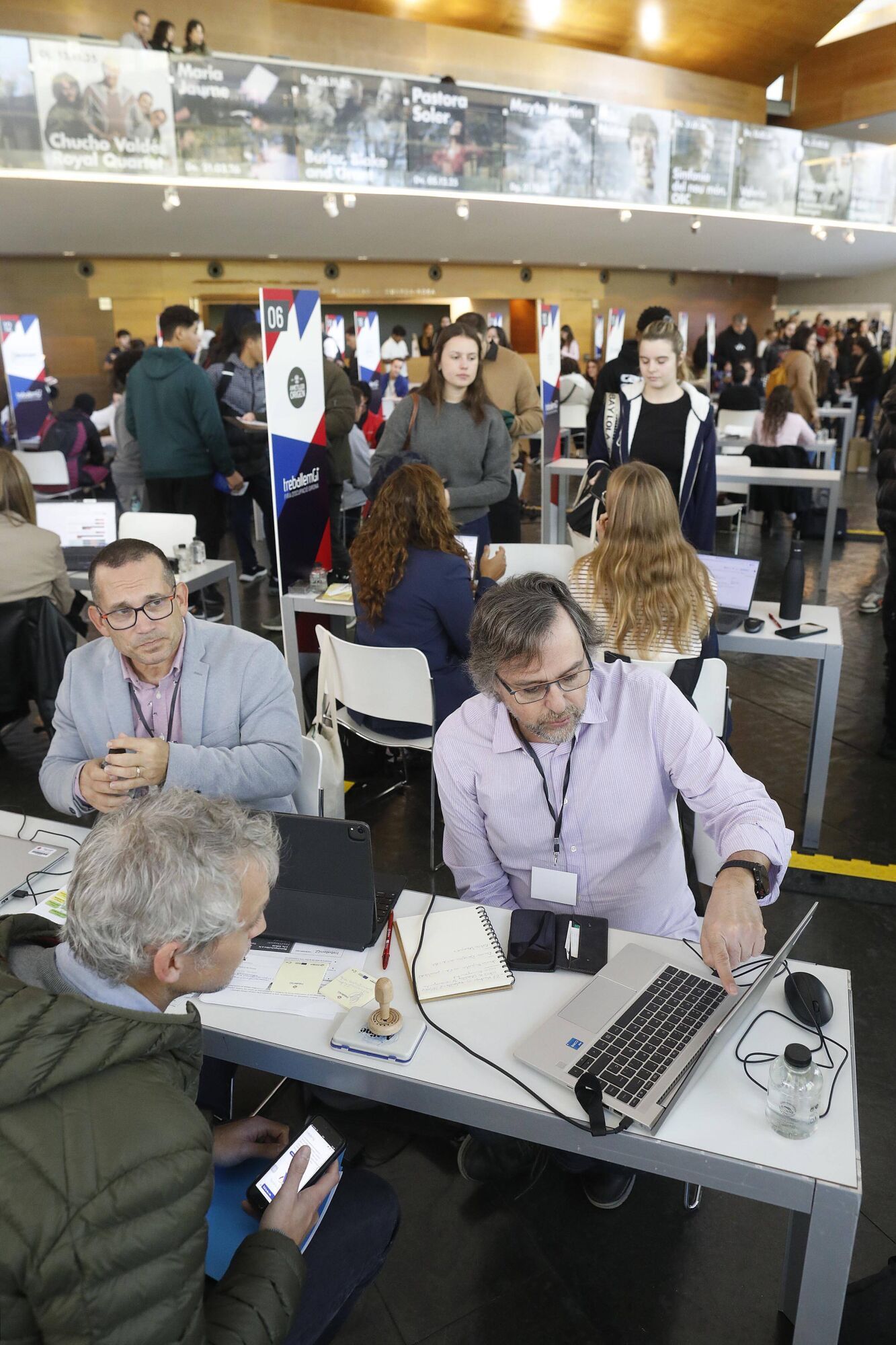 Girona. Auditori. 17a Fira ocupacio TreballemGi 2025.
