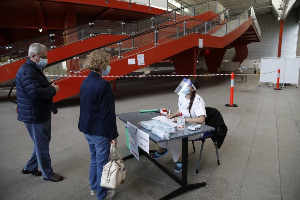 Campaña de vacunación de la gripe en Gijón.