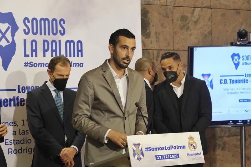 Presentación del partido solidario de Leyendas CD Tenerife-Real Madrid