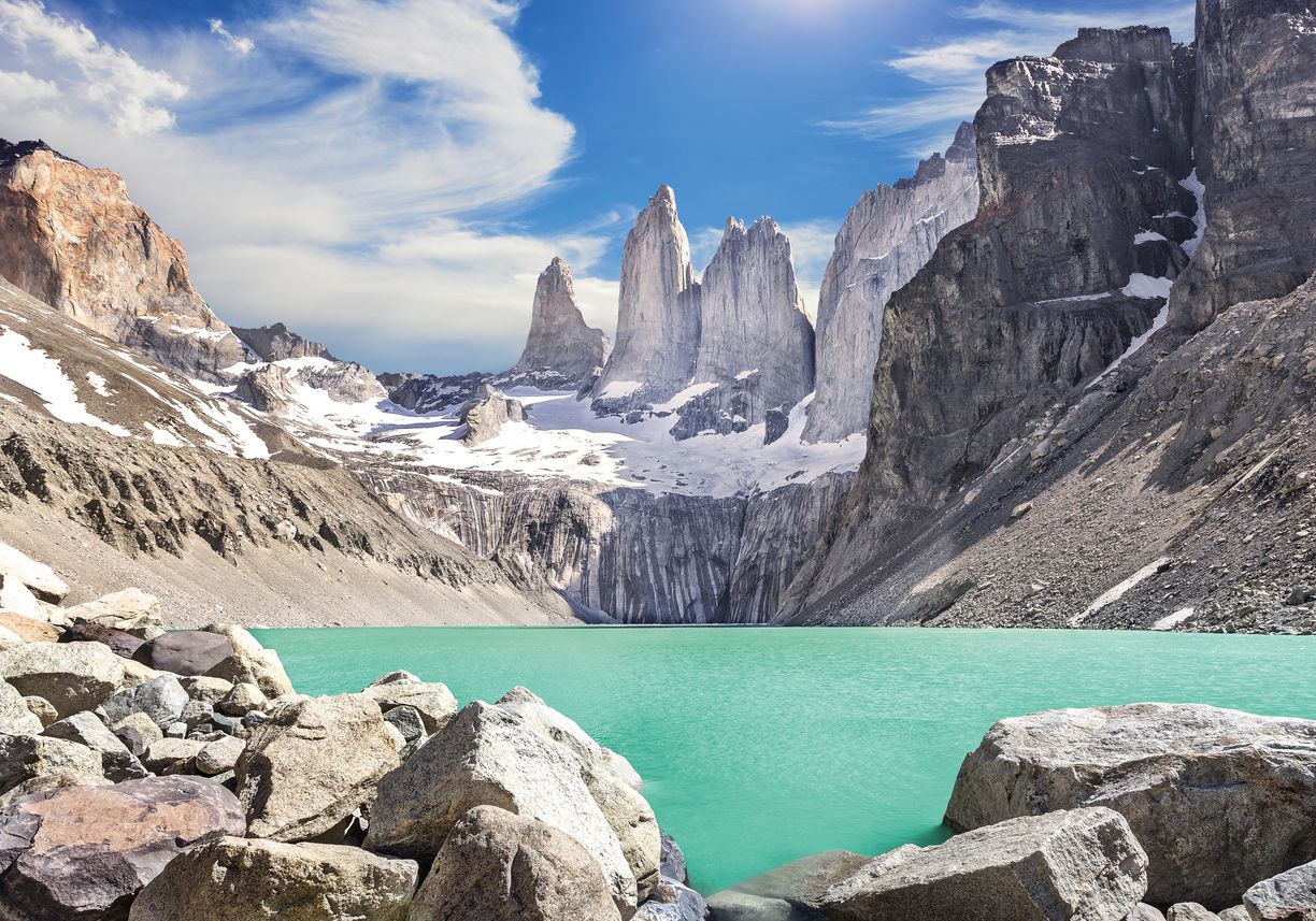 Naturaleza majestuosa en el Parque Nacional Torres del Paine