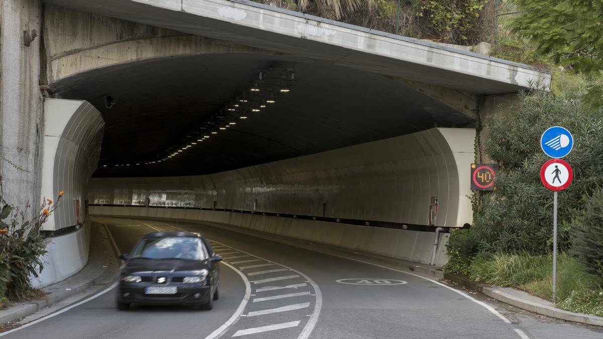 El túnel de la carretera de Miramar, abierto en 2003