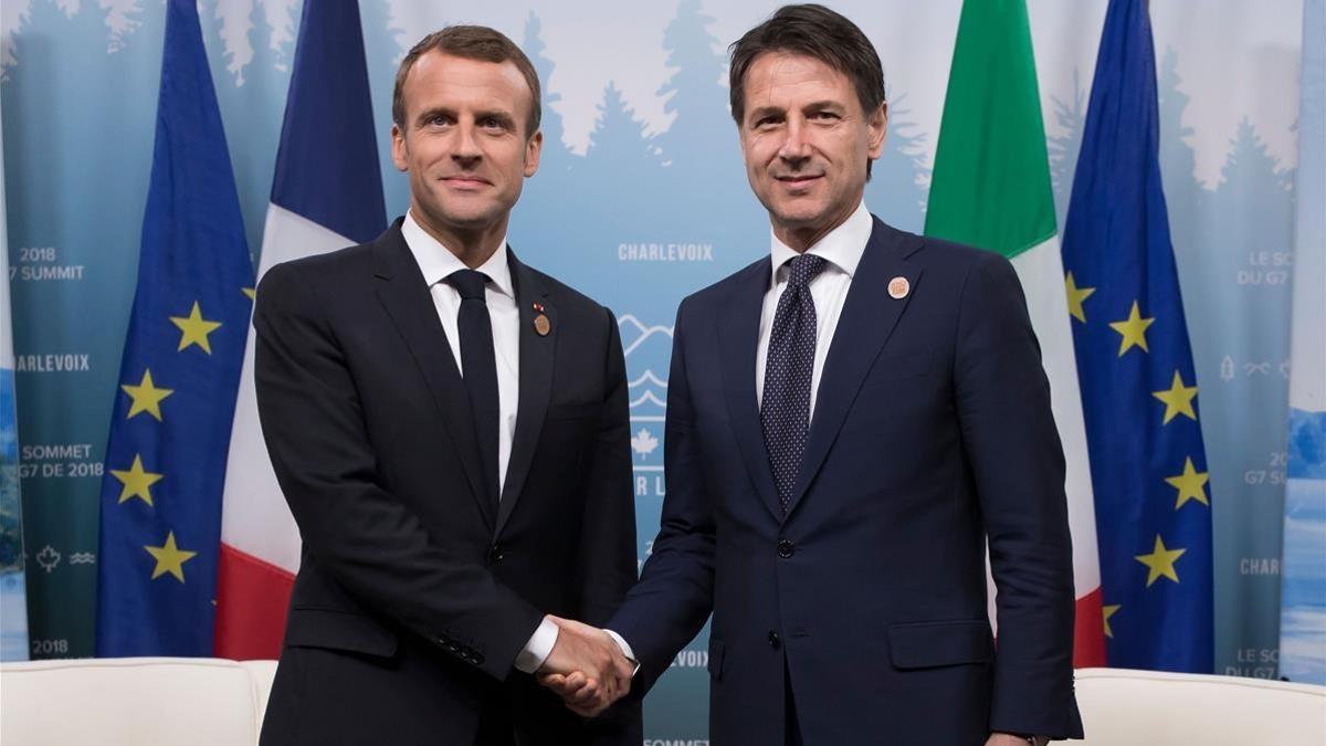 macron conte francia italia