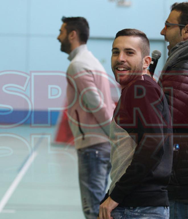 Jordi Alba y Juan Carlos Navarro, entrenadores por un día