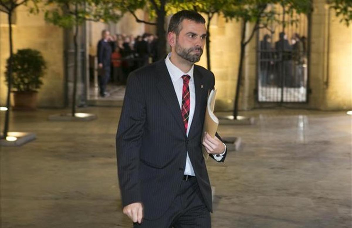 El conseller de Territori, Santi Vila, el 27 de desembre passat. El conseller de Territori, Santi Vila, el 27 de desembre passat.
