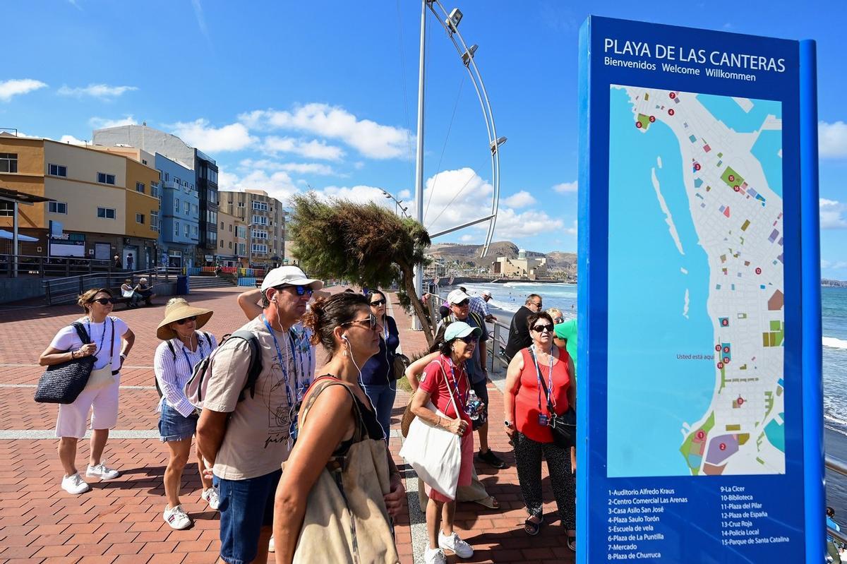 Las Palmas de Gran Canaria celebra el Día Mundial del Turismo reivindicando el valor cultural natural y social de Las Canteras.