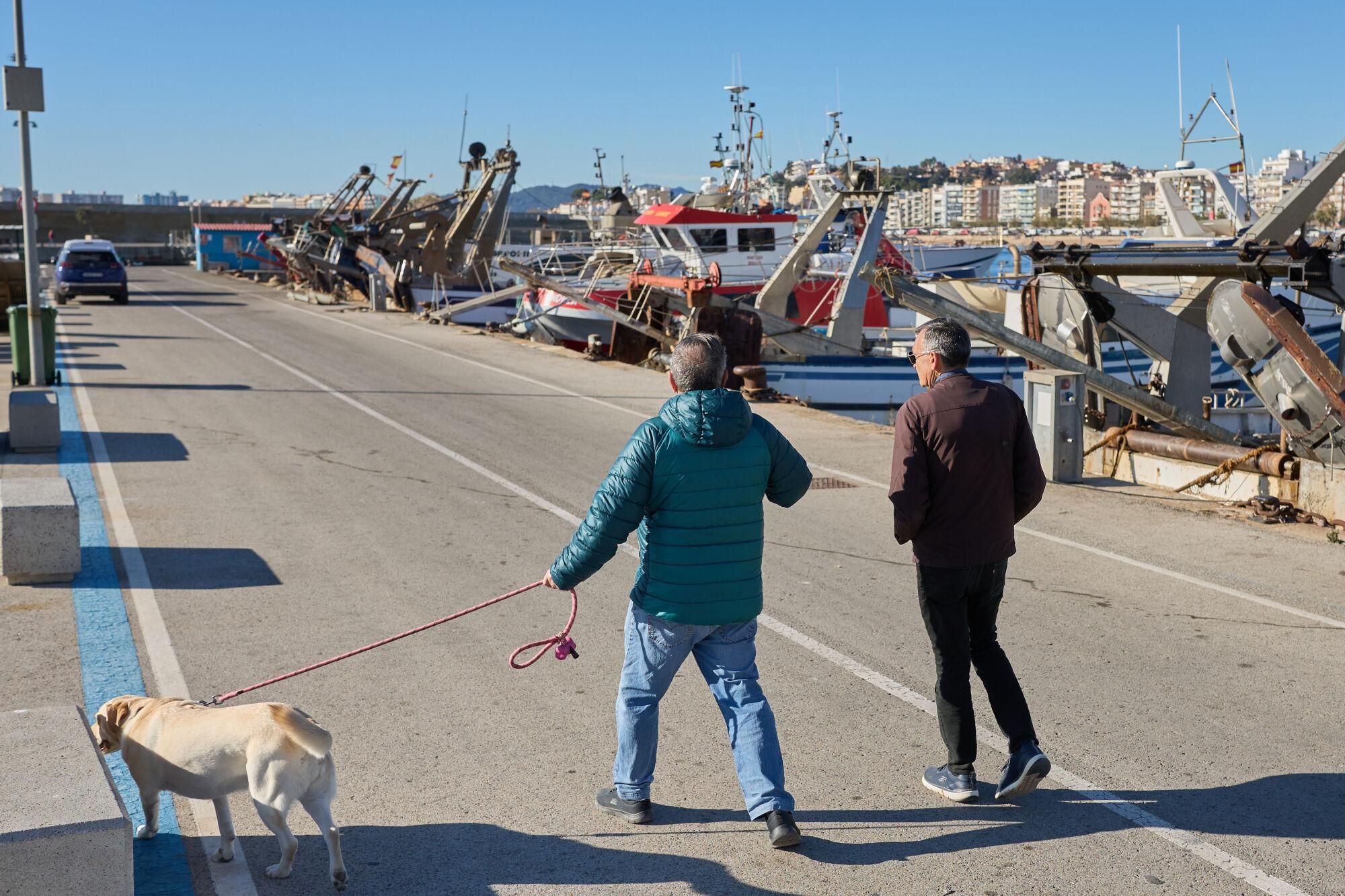 L'aturada de pescadors de Blanes, en imatges