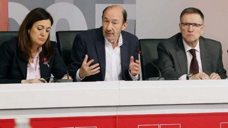 Rubalcaba pide una "moratori"a para despidos por causas económicas