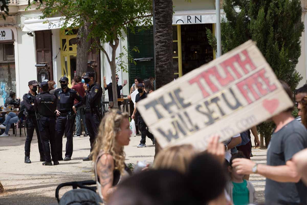 Manifestación Ibiza Respira en Ibiza