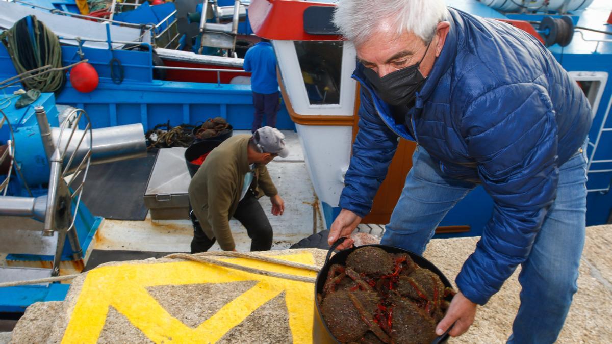 Descargas en el puerto meco.